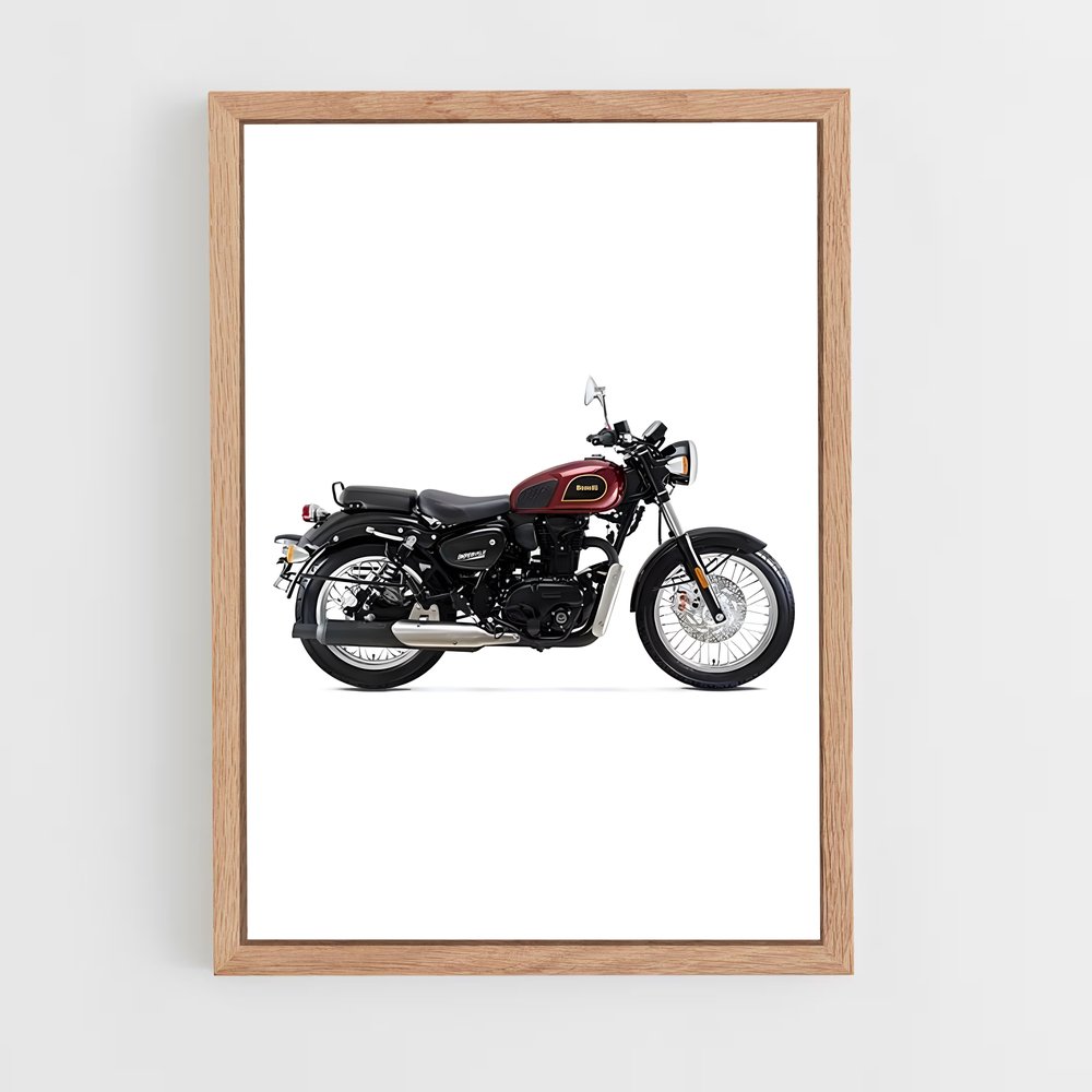 Poster Moto Épurée – affiche Benelli (vue 4)